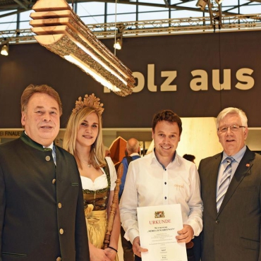 Schreinerei Appel gewinnt 2014 den Landespreise für Möbel